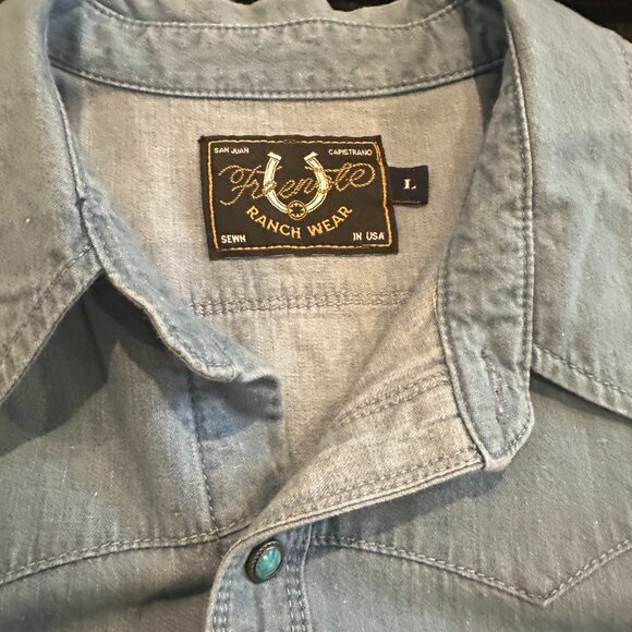 Freenote Cloth Calico Denim Shirt - Picture 5 of 6